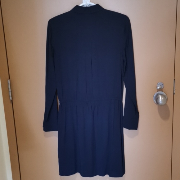 Lauren Ralph Lauren Navy Shirt Dress - Picture 3 of 5